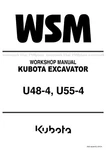 Kubota U48-4 U55-4 Excavator Service Workshop Manual Free Priority Mail. Fixed Price $84.00.