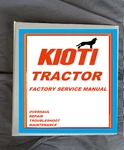 Kioti Daedong CK2610SE Print Service Repair Shop Manual & Binder. Fixed Price $70.49.