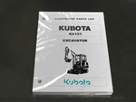 Kubota KX151 Excavator Parts Manual Exploded View Diagram Book. Fixed Price $69.65.