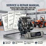 Kubota Z482-E3B Z602-E3B D772-E3B Engine Service Repair Workshop Manual Usb. Fixed Price $23.99.