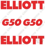 Fits Elliot G50 Decal Kit Crane Truck Boom - 7 Year Outdoor 3M Vinyl!. Fixed Price $149.95.
