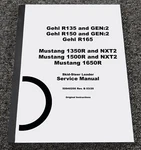 Mustang 1650R Skid Steer Loader Shop Service Repair Manual Pn 50940256. Fixed Price $117.84.