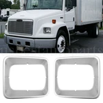 Headlight Bezel Plastic Gray Pair Fit Freightliner FL50 FL60 FL70 FL80 FL106. Fixed Price $32.00.