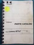 Kawasaki Cummins M11-C Engine Parts Manual Book For 85Z 90Z IV-2 Loaders. Fixed Price $29.99.
