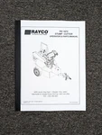 Rayco Rg 1672 Stump Cutter Parts Catalog & Owner Operator Maintenance Manual. Fixed Price $125.57.