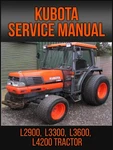Kubota L2900 L3300 L3600 L4200 Tractor Service Repair Manual On Usb. Fixed Price $18.95.