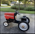 Pedal Tractor Case 8950 Original Paint All Early 1920S Made Lowa 52040. Fixed Price $650.00.