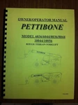 Pettibone Forklift Operators Manual 6036, 6044 8036, 8044 10044 10056. Fixed Price $37.26.