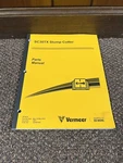 Original Vermeer SC30TX Stump Cutter Grinder Parts Catalog Manual. Fixed Price $100.00.