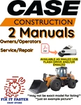 Case W24C Wheel Loader Manual Owners Operators Service Repair Shop Pdf Usb. Fixed Price $40.00.