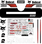 Fits Bobcat S590 Kit Skid Steer / Safety Decals 3M Vinyl Free Shipping. Fixed Price $125.00.