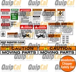 Woodsman Safety Decal Set. Good For Terex Chipper, Asplundh Etc. Fixed Price $78.00.