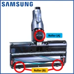 New Genuine Samsung Jet Roller Wheel With Shaft For Turbo Action Brush VCA-TAB90. Fixed Price $19.86.