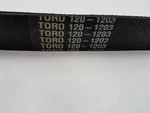 Toro 3V Belt 120-1203 Genuine Original Oem Stump Grinder. Fixed Price $85.00.