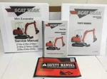 Scat Trak 224S Mini Excavator Manual Set. Fixed Price $195.00.