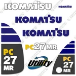 Fits Komatsu PC27MR-2 Decal Kit Mini Excavator Sticker Replacements 3M Vinyl!. Fixed Price $159.95.