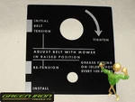 John Deere - Mule Drive Cover / Guard Decal For 140,300,312,314,316,317,318,322. Fixed Price $14.65.