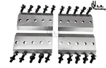 Vermeer Brush Chipper Knife Kit BC1800A BC2000 ( 4 Blades+hardware). Fixed Price $370.50.