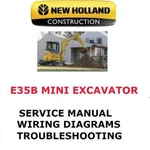 New Holland E35B Mini Excavator Manual Repair Engine Shop Service Pdf. Fixed Price $35.00.