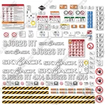 Fits Skyjack SJ6826RT Decal Kit Scissor Lift - 7 Year Outdoor 3M Vinyl!. Fixed Price $224.95.