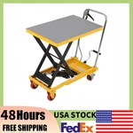 330LBS Hydraulic Table CART-28.5" High Lifting Scissor Platform Truck,garag. Fixed Price $199.99.