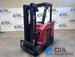 2018 3,500 Lb. Raymond Model 425-C35TT Stand-up Electric Forklift. Fixed Price $14500.00.
