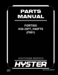 Hyster H30-35FT,H40FTS F001 Forklift Parts Manual Catalog Exploded Diagram Book. Fixed Price $59.00.