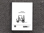 Clark C500-135 Forklift Truck Parts Catalog Manual. Fixed Price $153.30.