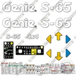 Fits Genie S65 Decal Kit Boom Lift - (2012) 7 Year 3M Vinyl!. Fixed Price $274.95.