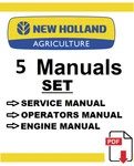 New Holland T5050 Tractors Service Repair Operators Shop Manual Pdf Usb. Fixed Price $49.99.