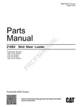 Caterpillar 216B2 Skid Steer Loader Parts Catalog Manual SEBP4632. Fixed Price $139.00.