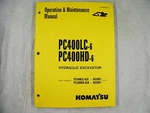 Komatsu PC400LC-6 PC400HD-6 A83001-UP Operation And Maintenance Manual. Fixed Price $35.00.