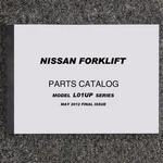 Nissan MPL01A20LV Forklift Truck Parts List Catalog Manual Book Up. Fixed Price $139.30.
