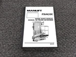 Manlift P35AC P35DC Aerial Work Platform Boom Parts Catalog Manual MA019204. Fixed Price $114.05.