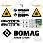Fits Bomag BW177D Decal Kit Soil Compactor Roller - 3M Vinyl!. Fixed Price $134.95.
