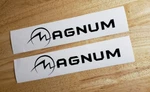 Magnum Light Tower Generator 24" Decal Sticker Pair Black (2) Vinyl Usa. Fixed Price $43.91.
