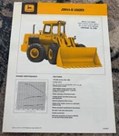 John Deere 644-A Wheel Loader For 1979 Brochure CWPA26. Fixed Price $19.99.