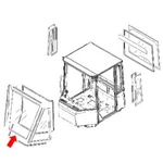 418-925-3540 Center Windshield For Komatsu Loader WA250PT-5L WA250PTL-5. Fixed Price $730.90.