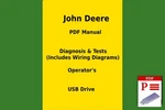 John Deere 6140R 6150R 6170R 6190R 6210R Tractor Diagnosis Tests Op Manual Usb. Fixed Price $34.99.