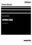 Komatsu D71PXI-24E0 Bulldozer Parts Catalog Manual Sn 70002-UP. Fixed Price $149.00.