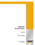 Case 750M Wt - Crawler Dozer Tier 4B Parts Catalog. Fixed Price $68.00.
