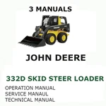 John Deere 332D Skid Steer Loader Operators Repair Technical Service Manual Pdf. Fixed Price $35.00.