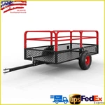 1600LBS Dump Trailer Tow Behind Cart 22 Cu. Ft. Steel With Removable Sides. Fixed Price $290.69.