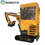 Agt Mini Excavator Raincoat Cover Windproof Warm For 1-1.2 Ton Small Digger. Fixed Price $159.85.