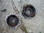 Farmall Tractor Orgnl Ih Rearend Main Differential Housing Holder Caps &shims. Fixed Price $28.75.