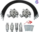 Three Way Diverter Valves For 1-2 Ton Chinese Mini Excavator W/ Quick Connects. Fixed Price $115.99.