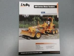 Leeboy 635B Motor Grader Color Brochure 4 Pages. Fixed Price $20.00.