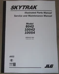 Skytrak 8042 10042 10054 Telehandler Forklift Mover Parts Manual Book Catalog. Fixed Price $69.99.