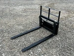 42" Paladin Bradco Pallet Fork Attachment Shaft Mounted Fits Mini Skid Steer. Fixed Price $1044.99.