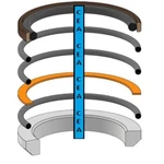 AH212097 Var Cyl Seal Kit Fits John Deere 450H-700J 1510-1814C. Fixed Price $12.60.